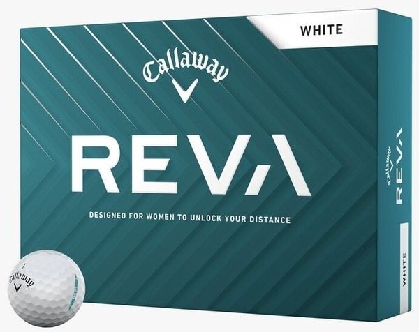 Callaway Callaway Reva 2025 White Basic Нова топка за голф