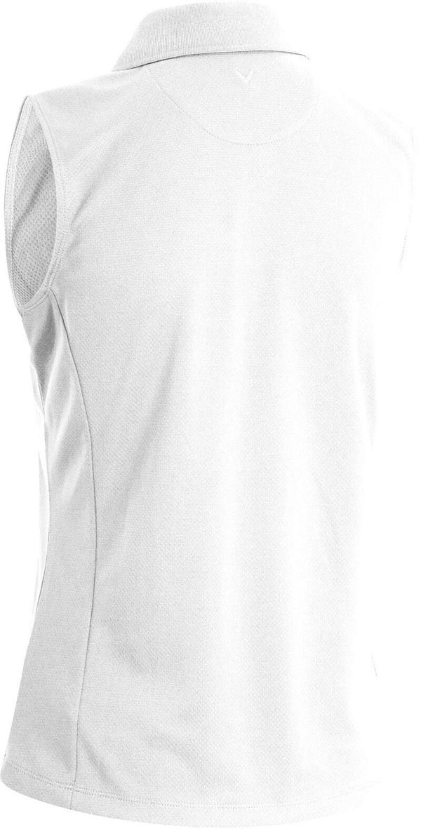 Callaway Callaway Sleeveless Knit Womens Polo Bright White XL