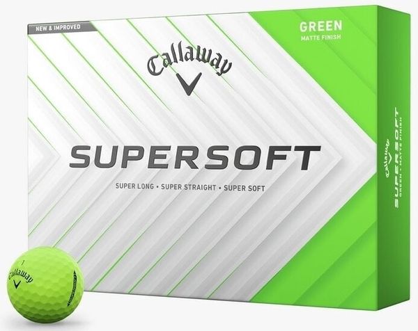 Callaway Callaway Supersoft 2025 Matte Green Basic Нова топка за голф
