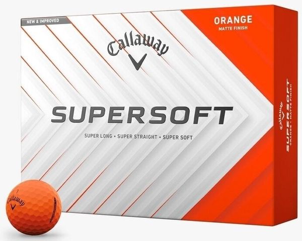 Callaway Callaway Supersoft 2025 Matte Orange Basic Нова топка за голф