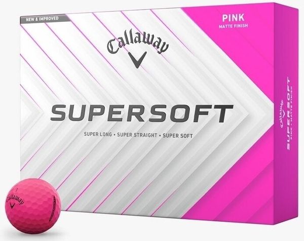 Callaway Callaway Supersoft 2025 Matte Pink Basic Нова топка за голф