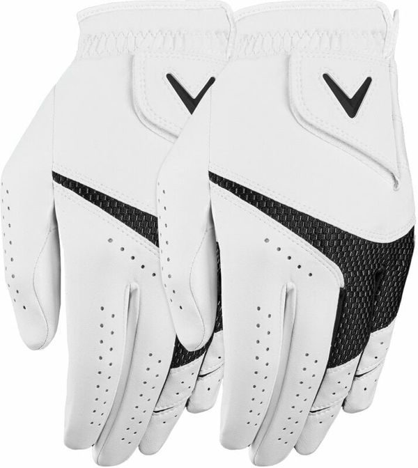 Callaway Callaway Weather Spann 2-Pack 23 White Дясна ръка XL Мъжки ръкавици