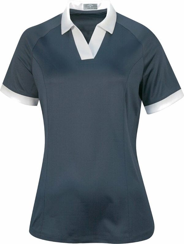 Callaway Callaway Womens Short Sleeve V-Placket Colourblock Odyssey Grey XL Риза за поло