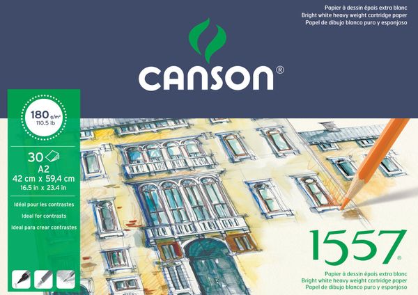 Canson Canson Pad 1557 Drawing Скицник A2 180 g