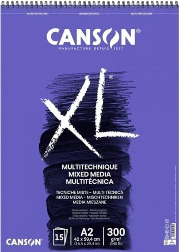Canson Canson Sp XL Mixed Media Textured Скицник A2 300 g