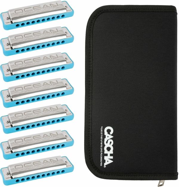 Cascha Cascha Ocean Rock Harmonica Pack 7 Диатонична устна хармоника