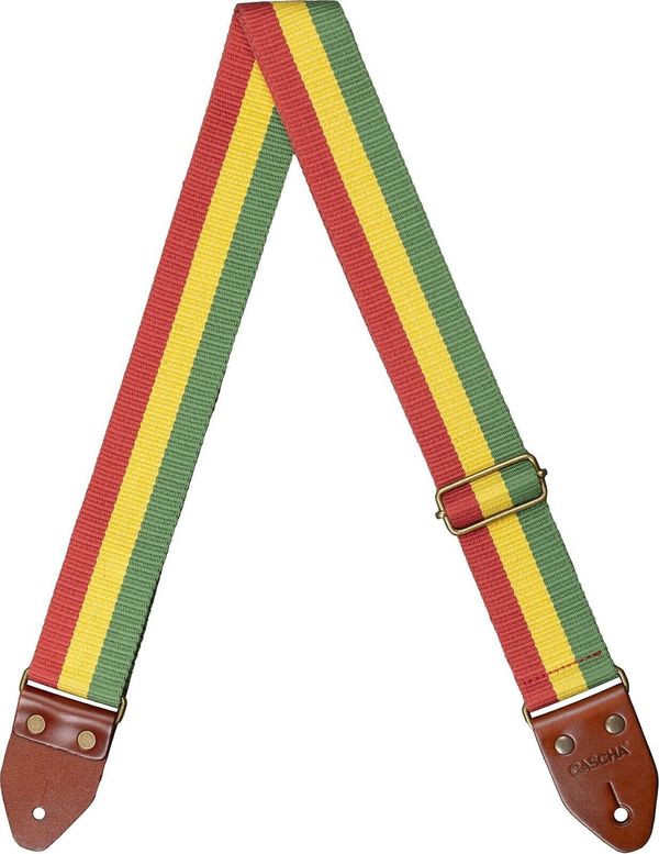 Cascha Cascha CGS-CD3 Cotton Колан за китара Rasta