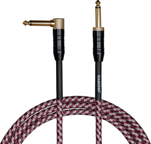 Cascha Cascha Professional Line Guitar Cable 9 m Директен - Ъглов Инструментален кабел