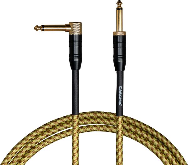 Cascha Cascha Professional Line Guitar Cable 9 m Директен - Ъглов Инструментален кабел