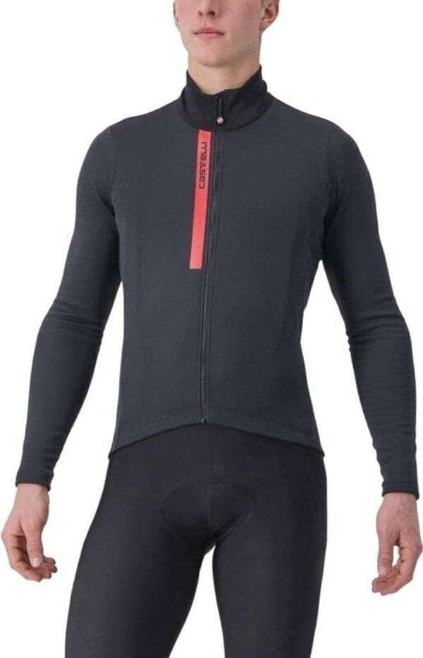 Castelli Castelli Entrata Thermal Jersey Джърси Light Black 3XL