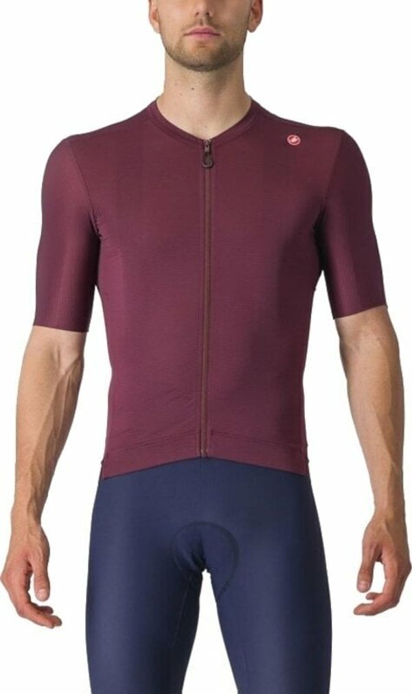Castelli Castelli Espresso Jersey Джърси Deep Bordeaux/Silver Moon 2XL