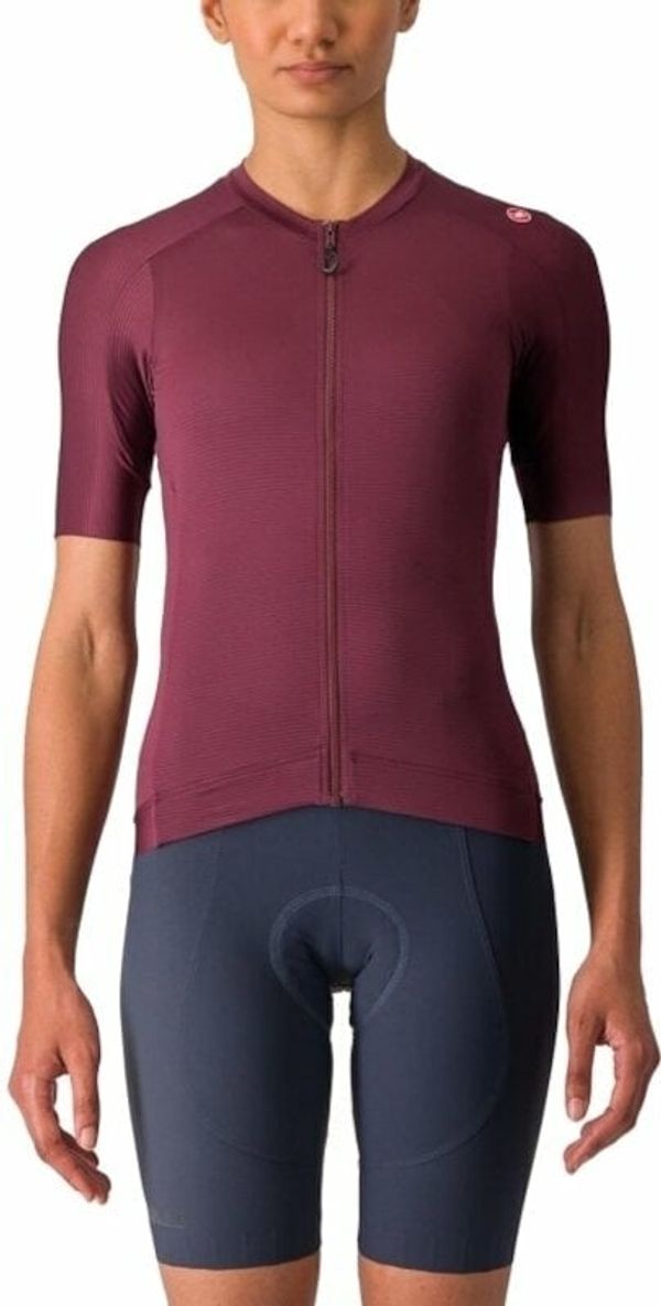 Castelli Castelli Espresso W Jersey Джърси Deep Bordeaux/Deep Bordeaux S