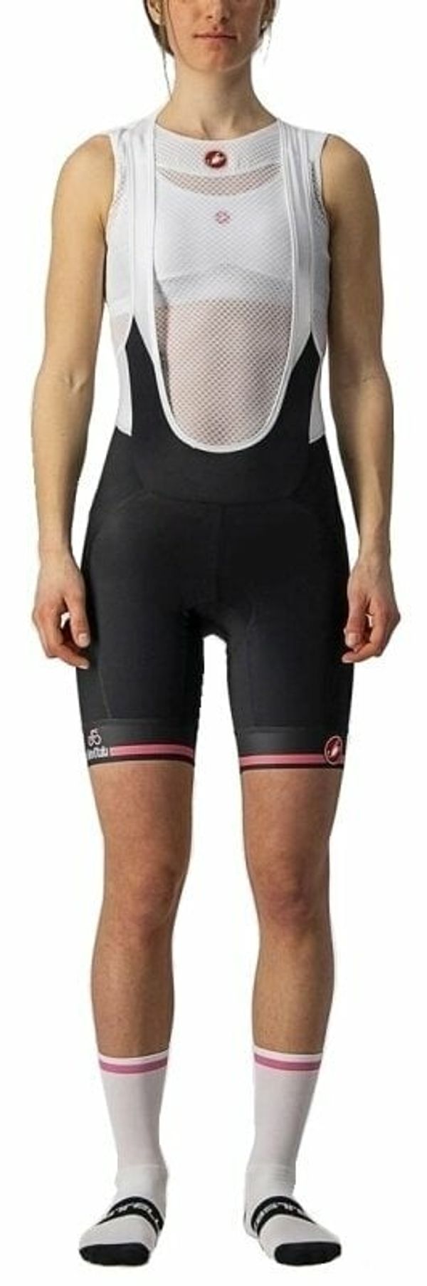 Castelli Castelli Giro Velocissima Bibshort Nero/Rosa Giro S Шорти за колоездене