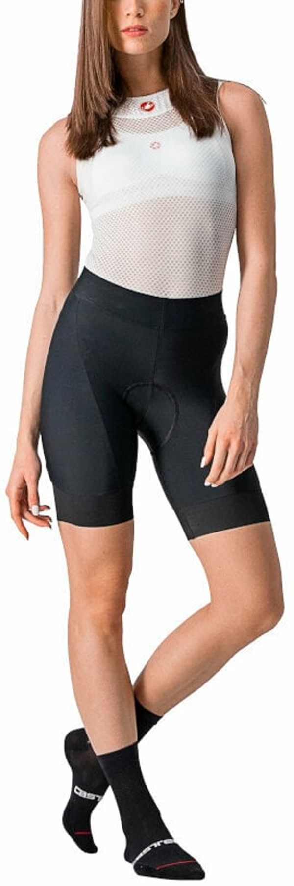 Castelli Castelli Prima W Short Black/Hibiscus XS Шорти за колоездене