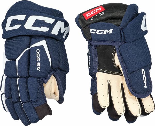 CCM CCM Ръкавици за хокей Tacks AS 580 JR 11 Navy/White