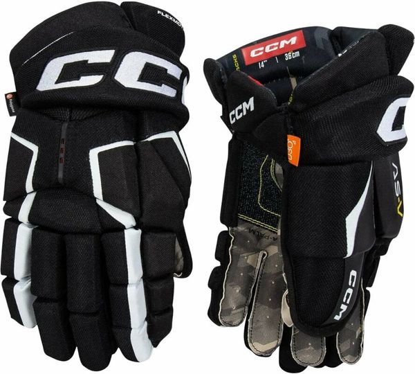 CCM CCM Ръкавици за хокей Tacks AS-V SR 13 Black/White