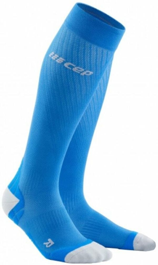 CEP CEP WP20KY Compression Tall Socks Ultralight Electric Blue/Light Grey II Чорапи за бягане