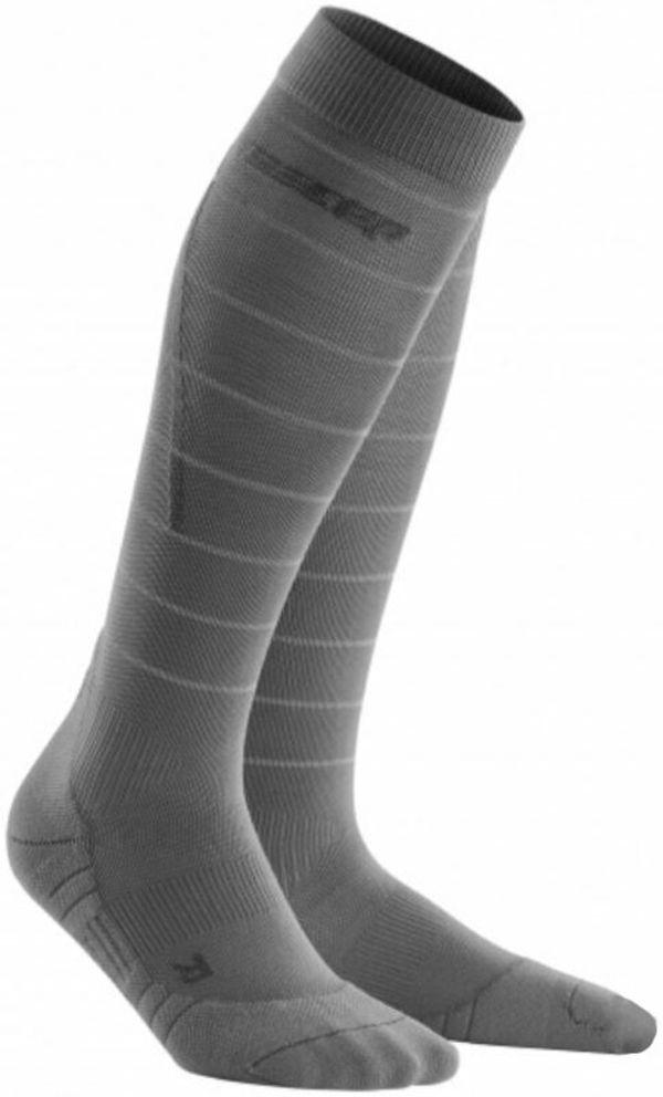 CEP CEP WP402Z Compression Tall Socks Reflective Grey III Чорапи за бягане