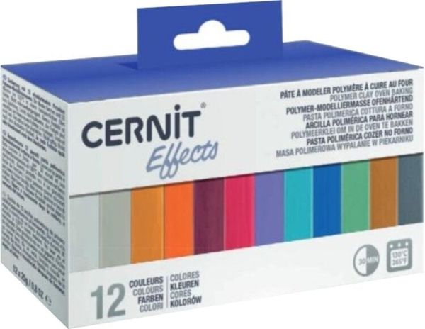 Cernit Cernit Polymer Clay Kit Полимерна глина Effects 12 x 25 g