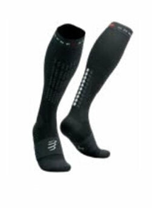 Compressport Compressport Alpine Ski Full Socks Black/Steel Grey T1