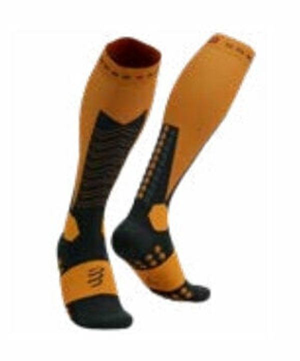 Compressport Compressport Ski Mountaineering Full Socks Autumn Glory/Black T1