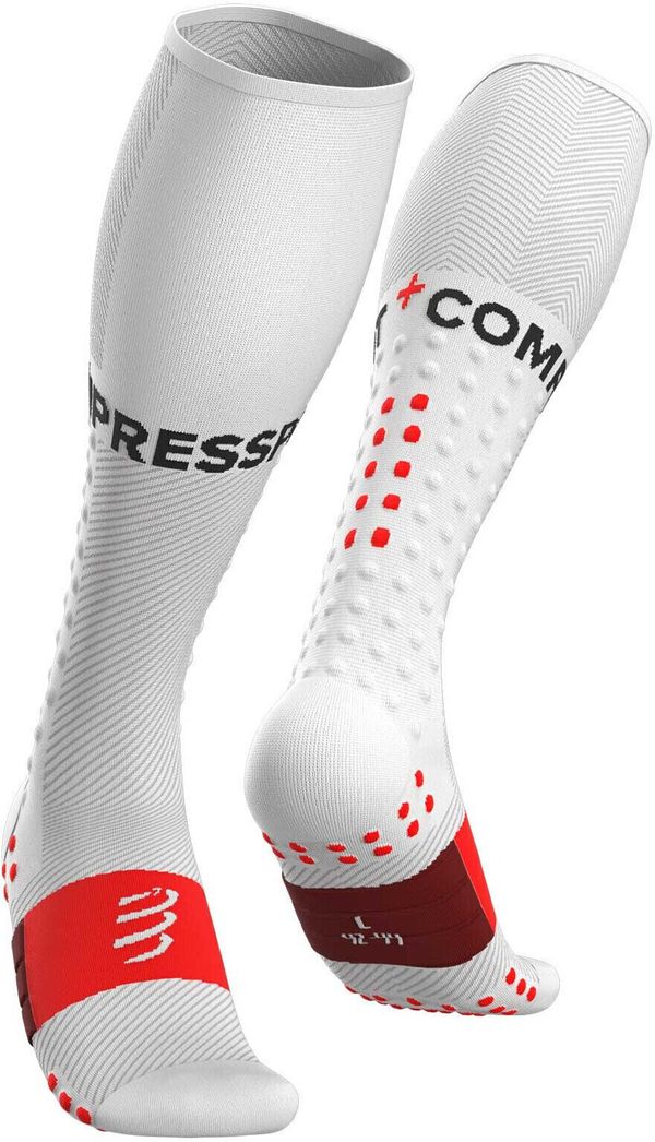 Compressport Compressport Full Socks Run White T1 Чорапи за бягане