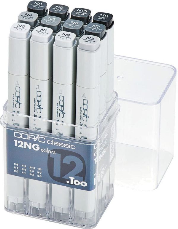 Copic Copic Classic Пълнител за писалка Neutral Gray 12 бр