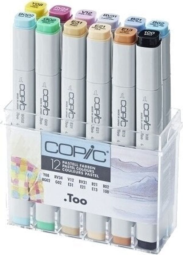 Copic Copic Classic Пълнител за писалка Pastel Colours 12 бр