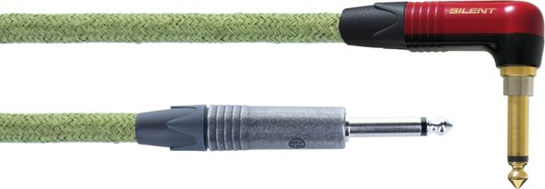 Cordial Cordial Ecohemp PR-SILENT 3 m Директен - Ъглов Инструментален кабел