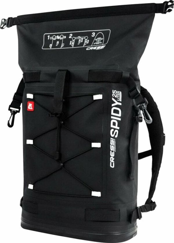 Cressi Cressi Spidy Dry Deckpack Black 25 L
