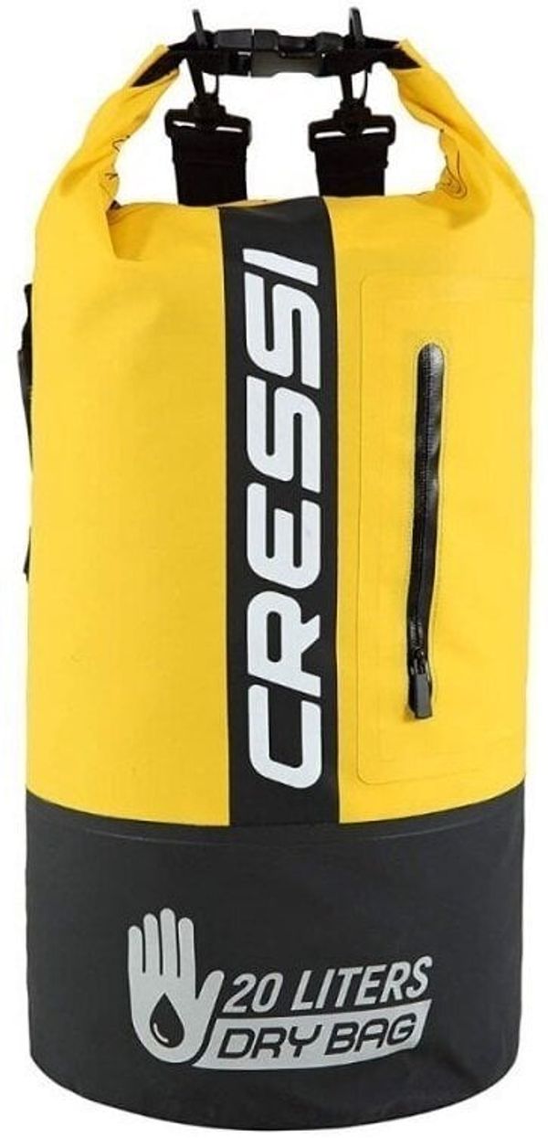 Cressi Cressi Dry Bag Bi-Color Black/Yellow 20L