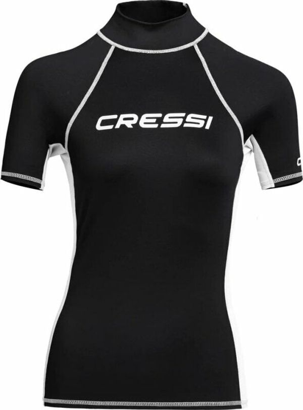 Cressi Cressi Rash Guard Lady Short Sleeve Риза Black/White L