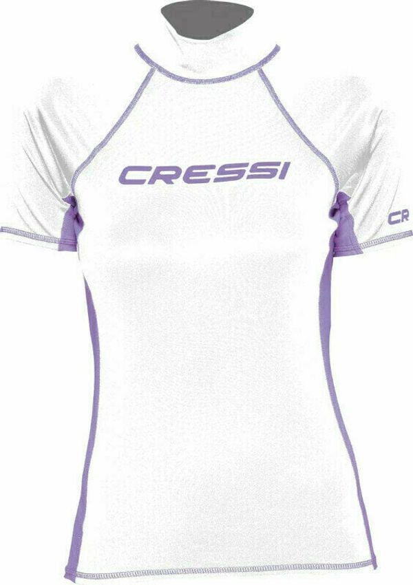 Cressi Cressi Rash Guard Lady Short Sleeve Риза White/Lilac S