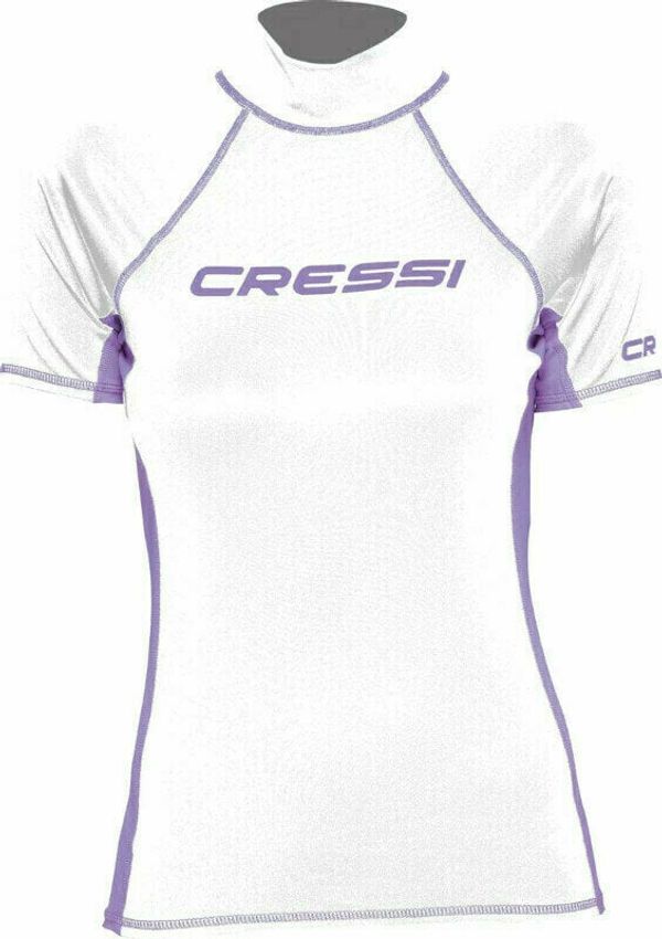Cressi Cressi Rash Guard Lady Short Sleeve Риза White/Lilac XS