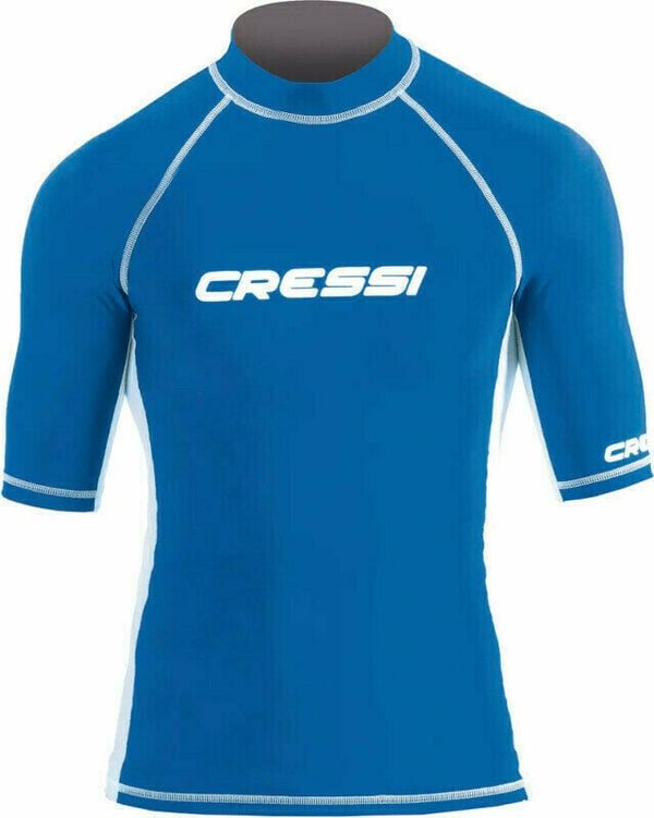 Cressi Cressi Rash Guard Man Тениска с къс ръкав Blue XL