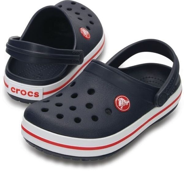 Crocs Crocs Kids' Crocband Clog Navy/Red 33-34