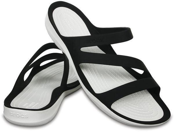 Crocs Crocs Women's Swiftwater Sandal Black/White 34-35