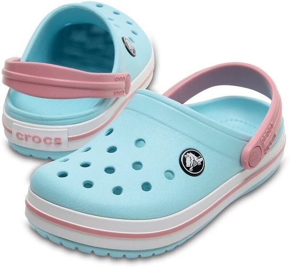 Crocs Crocs Kids' Crocband Clog Сандали Ice Blue/White 28-29