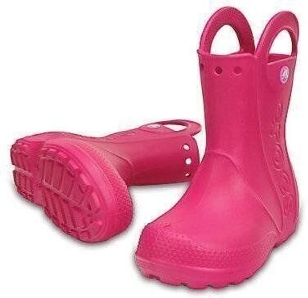 Crocs Crocs Kids' Handle It Rain Boot Candy Pink 34-35
