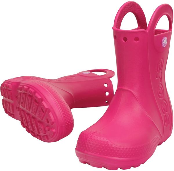 Crocs Crocs Kids' Handle It Rain Гумени ботуши Candy Pink 24-25