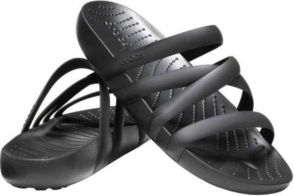 Crocs Crocs Splash Strappy Пантофи Black 33-34