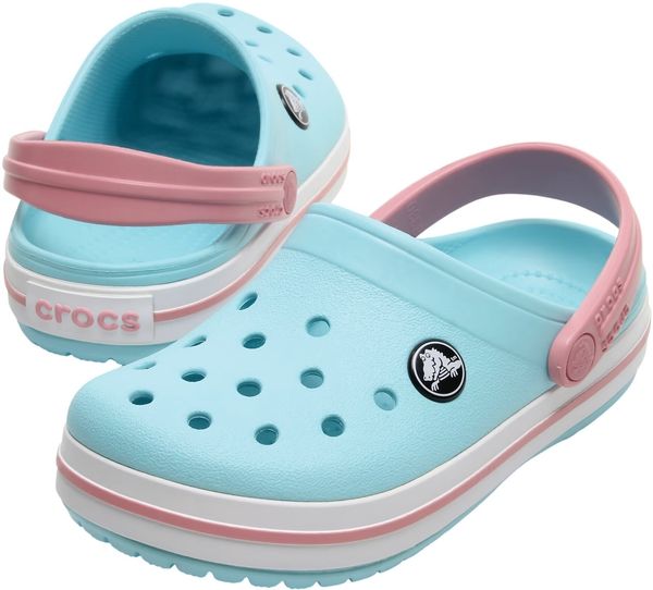 Crocs Crocs Toddler Crocband Clog Сандали Ice Blue/White 20-21