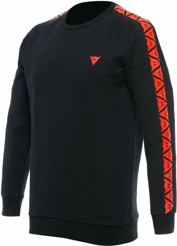 Dainese Dainese Sweater Stripes Black/Fluo Red S Суитчер
