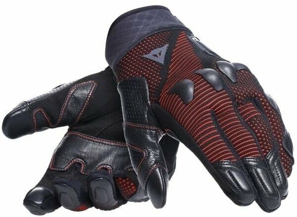 Dainese Dainese Unruly Ergo-Tek Gloves Black/Fluo Red 2XL Ръкавици