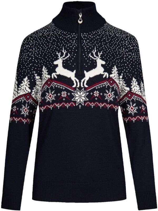 Dale of Norway Dale of Norway Dale Christmas Womens Navy/Off White/Redrose L Скачач