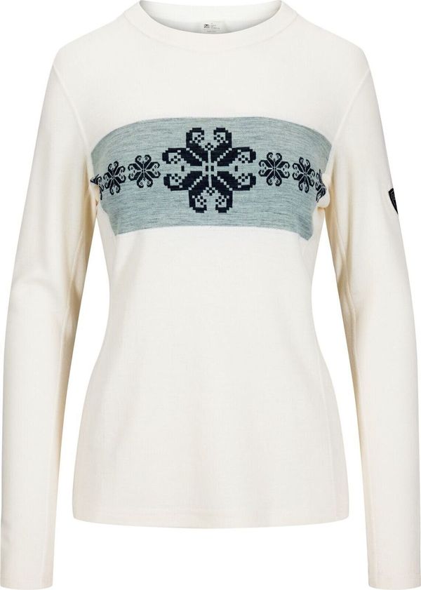 Dale of Norway Dale of Norway Falkeberg Womens Crew Neck Baselayer Off White/Navy S Скачач