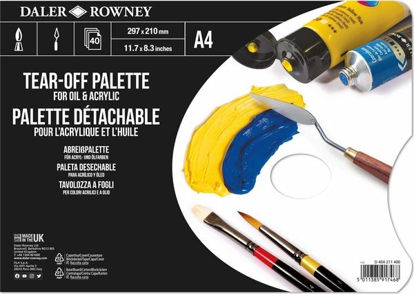 Daler Rowney Daler Rowney 404211400 Художници палитра A4 40 бр