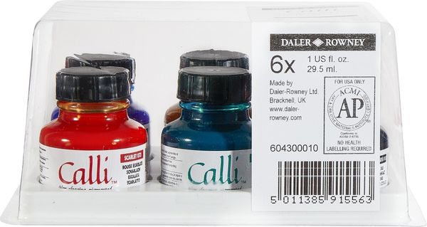Daler Rowney Daler Rowney Calli Комплект калиграфски мастила 6 x 29,5 ml