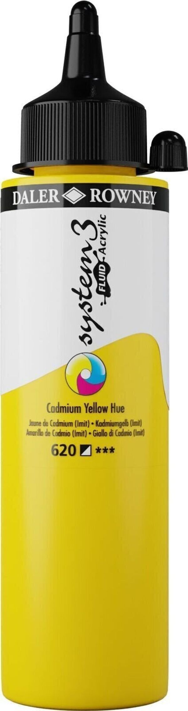 Daler Rowney Daler Rowney System3 АКРИЛНА боя Cadmium Yellow Hue 250 ml 1 бр
