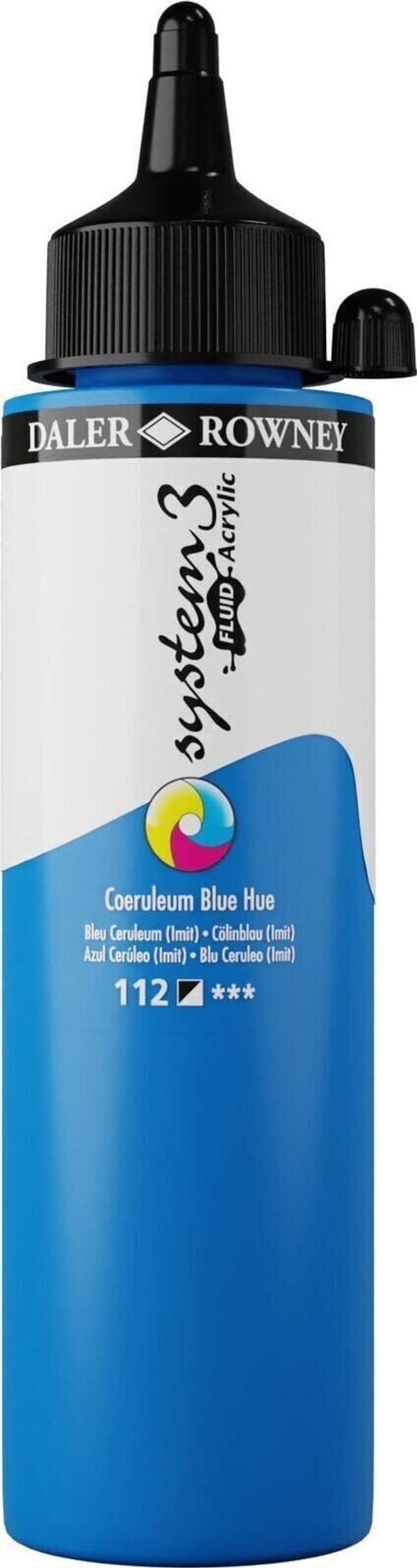 Daler Rowney Daler Rowney System3 АКРИЛНА боя Coeruleum Blue Hue 250 ml 1 бр